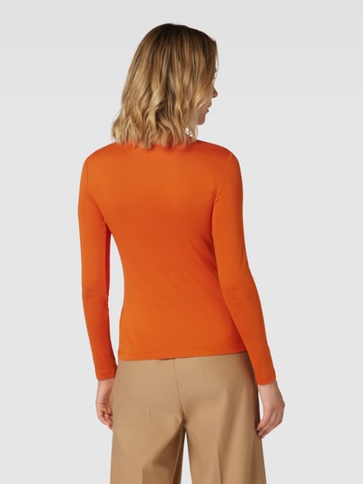 Tom Tailor Rollkragenpullover in unifarbenem Design Orange 5