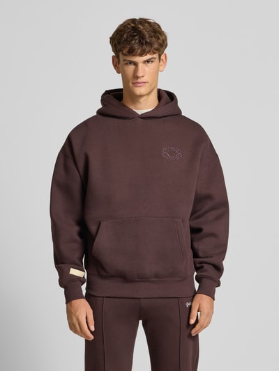 PROHIBITED Hoodie met capuchon Donkerbruin - 4