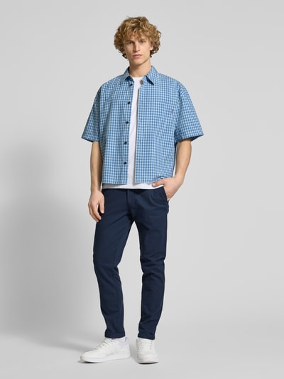 JACK & JONES Koszula nocna z mieszanki bawełny i modalu Ciemnoniebieski 1