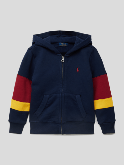 Polo Ralph Lauren Kids Sweatjacke mit Logo-Stitching Marineblau 1