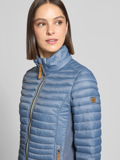 camel active kurtka pikowana o kroju regular fit z kieszeniami zapinanymi na zamek błyskawiczny Jasnoniebieski 3