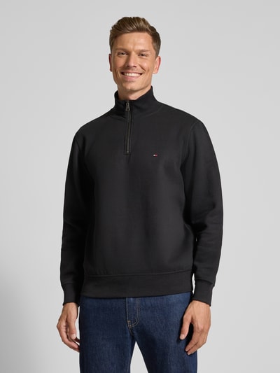 Tommy Hilfiger Pullover aus Baumwoll-Mix Black 4