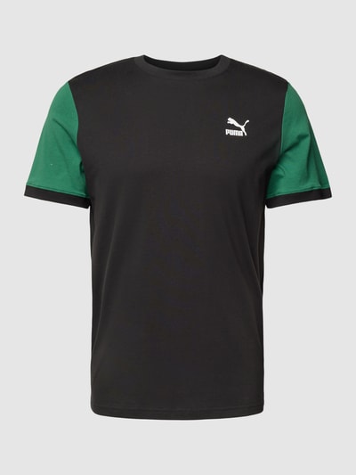 PUMA PERFORMANCE T-Shirt mit Colour-Blocking-Design Black 1