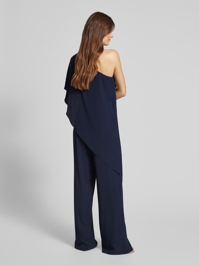 Lauren Ralph Lauren Regular fit jumpsuit met one shoulder-band Marineblauw - 5