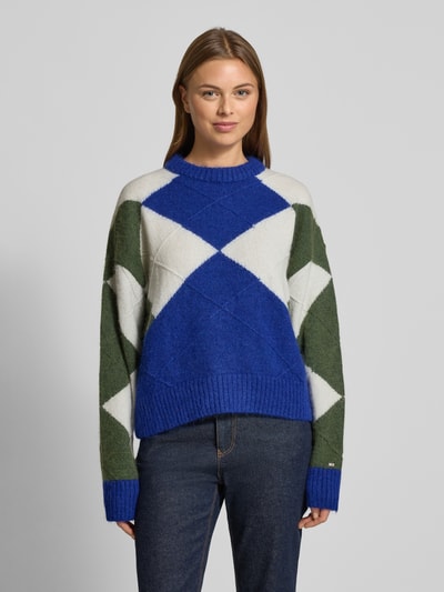Tommy Hilfiger Relaxed Fit Strickpullover aus Alpaka-Mix Royal 4