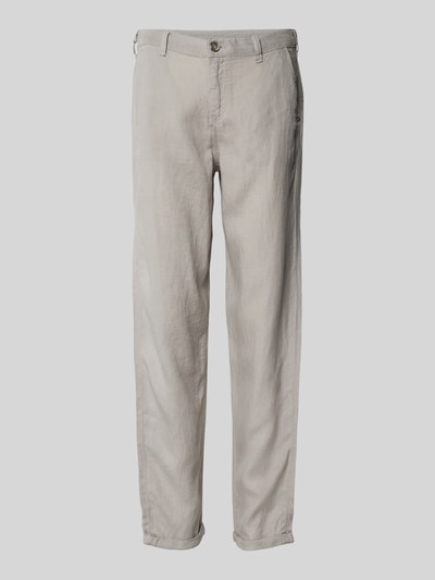 Emporio Armani Stoffen broek met knoop- en ritssluiting Lichtgrijs - 2