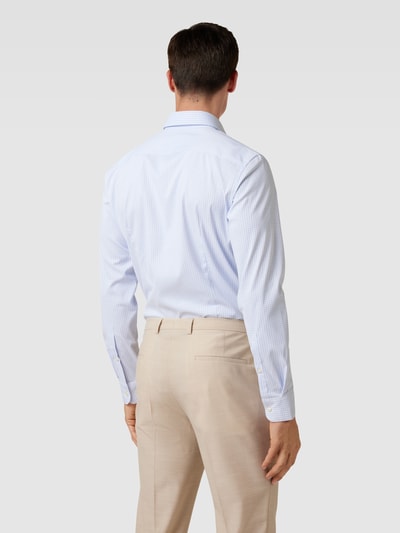 Jake*s Slim Fit Business-Hemd mit Karomuster Bleu 5