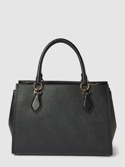 MICHAEL Michael Kors Tote bag van leer met labeldetail, model 'MARILYN' Zwart - 4