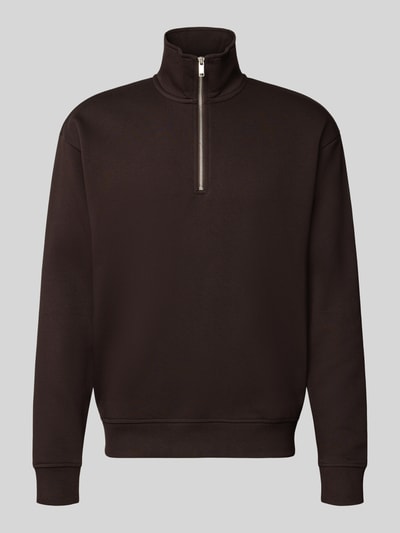 MCNEAL Sweatshirt mit Stehkragen Schoko 2