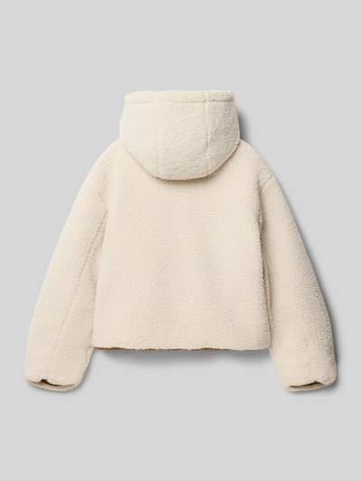 ONLY Regular Fit Teddy-Jacke mit Wendefunktion Modell 'MARIA LIFE' Camel 3