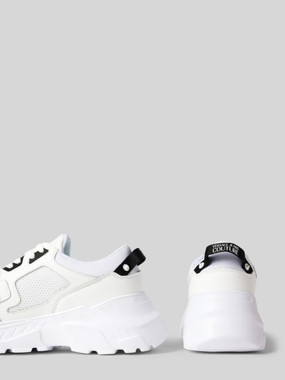 Versace Jeans Couture Sneaker mit Schnürverschluss Modell 'FONDO' Weiss 2