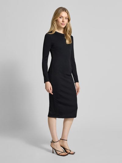 ARMANI EXCHANGE Sukienka midi z detalem z logo Czarny 1