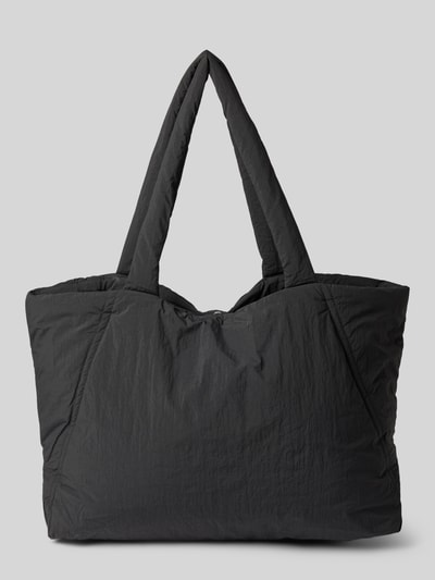 MSCH Copenhagen Shopper met labeldetail, model 'SIRIA SASJA' Zwart - 4