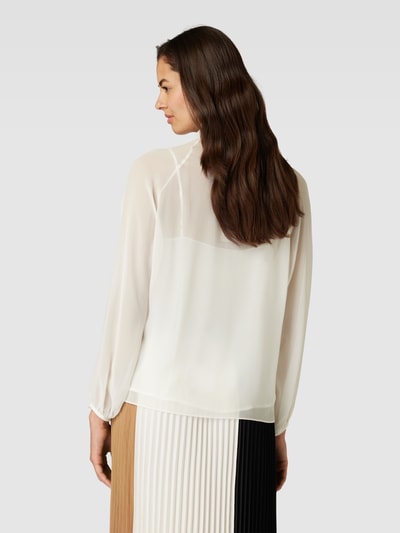 Max Mara Studio Strikblouse met elastische mouwboorden, model 'FASCINO' Offwhite - 5