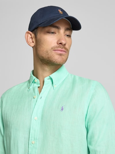 Polo Ralph Lauren Freizeithemd mit Label-Stitching Gruen 3