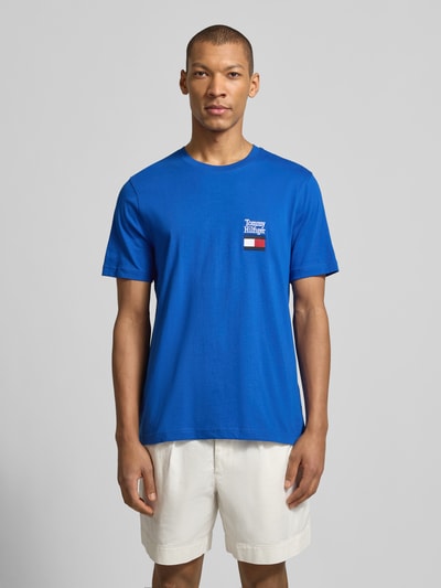 Tommy Hilfiger Regular Fit T-Shirt aus reiner Baumwolle Modell 'BRAND LOVE TEXT' Royal 4
