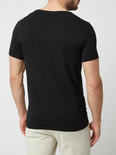 Casual Friday T-Shirt mit Stretch-Anteil Modell 'Lincoln' Black 5