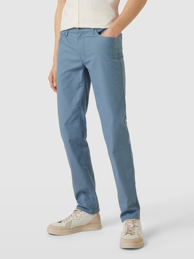 Brax Straight Fit Chino mit 5-Pocket-Design Modell 'Cadiz' Hellblau 4