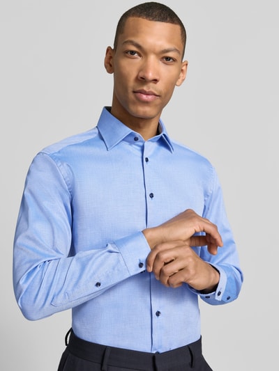 Christian Berg Men Regular Fit Business-Hemd mit Kentkragen Royal 3