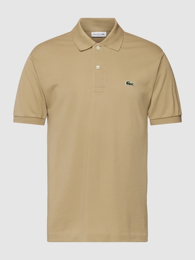 Lacoste Poloshirt mit Logo-Stitching Beige 2