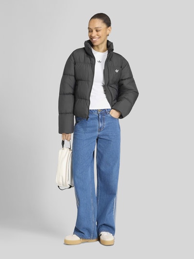 adidas Originals Regular Fit Steppjacke mit Stehkragen Black 1