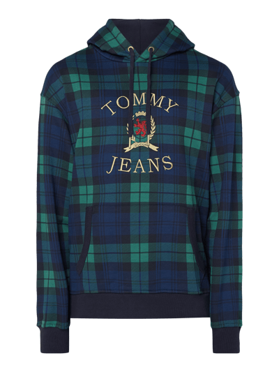 Plaid tommy hilfiger hoodie discount