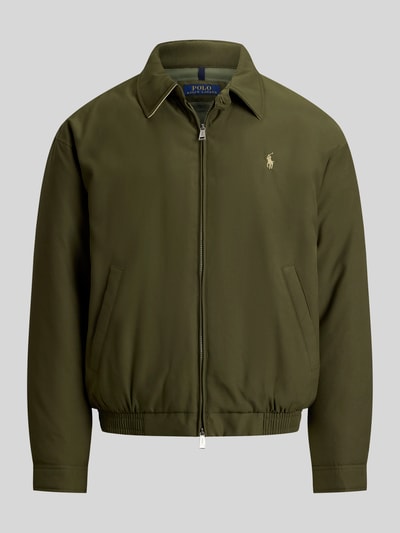 Polo Ralph Lauren Regular Fit Bomberjacke mit Umlegekragen Oliv 2