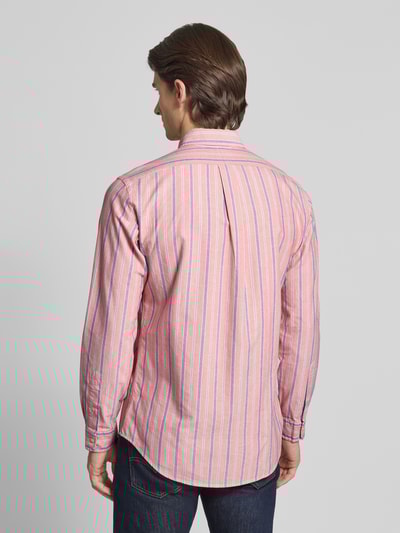 Polo Ralph Lauren Custom Fit Freizeithemd mit Button-Down-Kragen Lachs 5