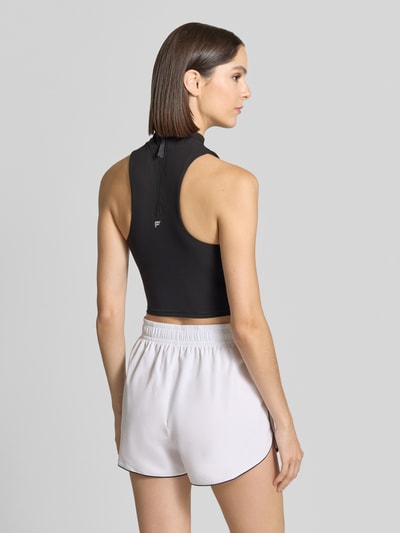 Fabletics Slim Fit Top mit Kontrastnähten Modell 'Malbon' Black 5
