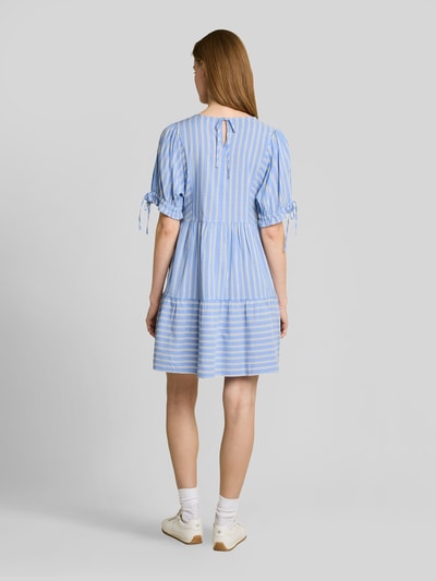 Tom Tailor Denim Jurk van katoenmix met paillettendetails Blauw - 5