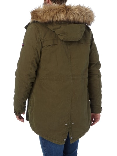 Tommy Jeans Parka mit herausnehmbarem Teddyfutter Oliv 5