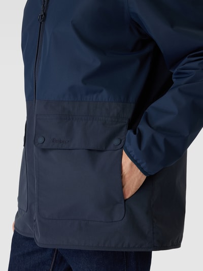 Barbour Jacke in Two-Tone-Machart Modell 'KENNET' Marine 3