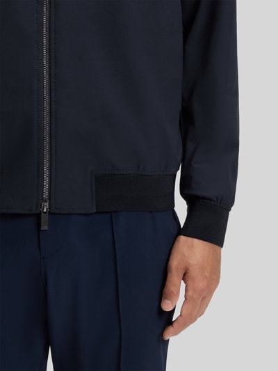 BOSS Slim Fit Blouson mit Zweiwege-Reißverschluss Modell 'P-HANRY-BMB-WG-263F' Marine 6
