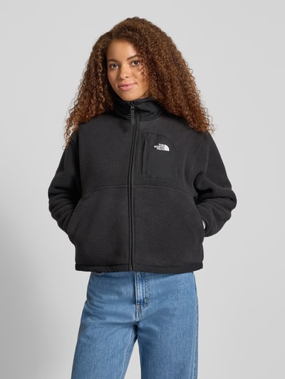 The North Face Fleecejack met opstaande kraag, model 'YUMORI OFF PEAK' Metallic zwart - 4