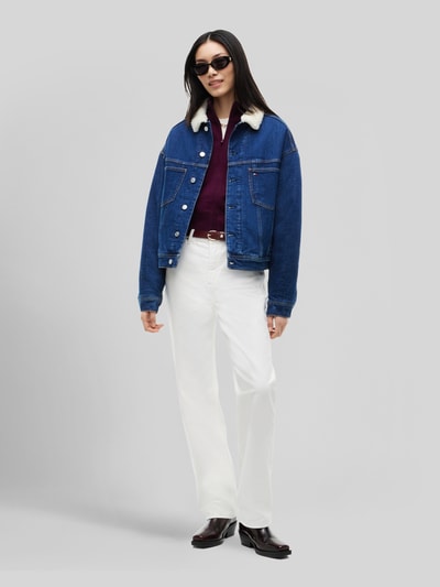 Tommy Jeans Regular Fit Jeansjacke aus Baumwoll-Mix Jeansblau 1