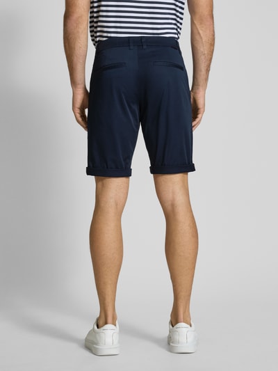 Tom Tailor Regular Fit Chinoshorts aus Baumwoll-Mix Marine 5