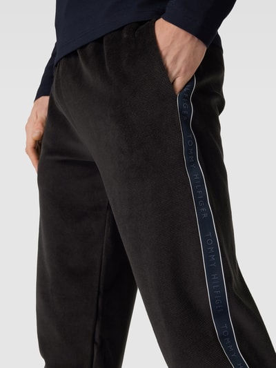 Tommy Hilfiger Sweatpants mit Label-Details Black 3