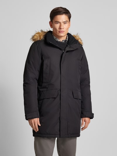 Icepeak Parka met imitatiebont, model 'ALAMOS' Zwart - 4