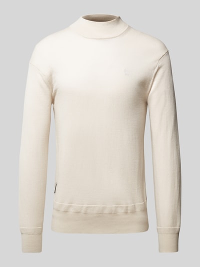 G-Star Raw Strickpullover mit Rollkragen Modell 'Premium core' Weiss 2