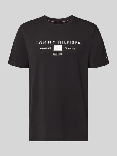 Tommy Hilfiger Regular Fit T-Shirt aus reiner Baumwolle Black 2