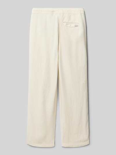 JACK & JONES Stoffen broek van linnenmix met viscosemix model 'Bill' Ecru - 3