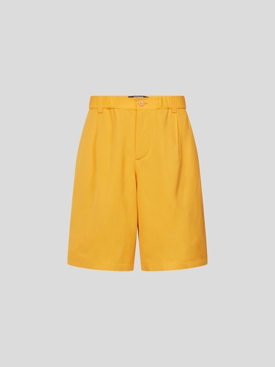 Jacquemus Bermudas mit Bundfalten Orange 2