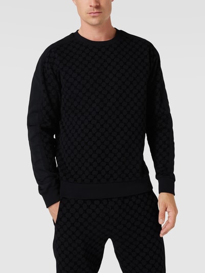 JOOP! Collection Sweatshirt mit Allover-Muster Black 4