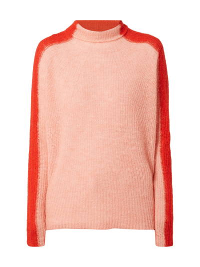 Drykorn Oversized Pullover mit Stehkragen  Altrosa 2