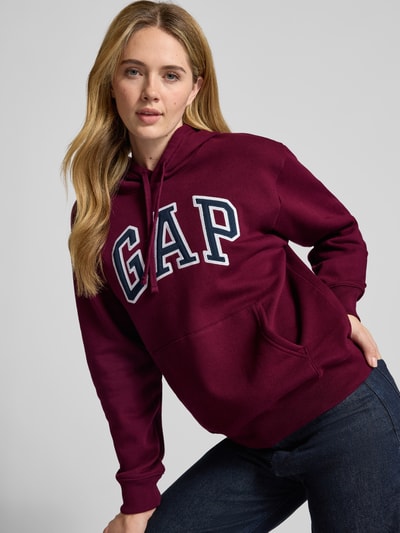 GAP Hoodie mit Känguru-Tasche Bordeaux 3