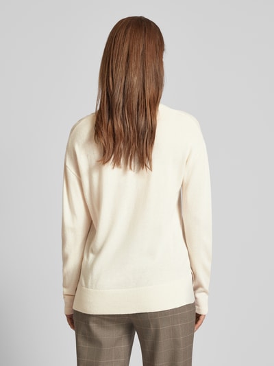 Brax Strickpullover mit Label-Detail Modell 'LILLIAN' Offwhite 5