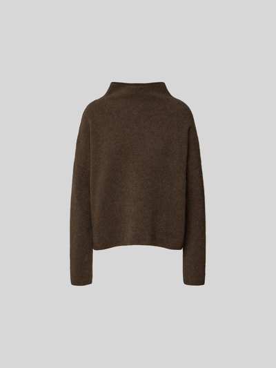 Filippa K Pullover mit Stehkragen Hellbraun 2