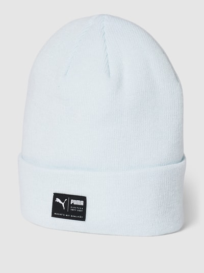 Puma Czapka beanie z naszywką z logo model ‘ARCHIVE’ Jasnoniebieski 1