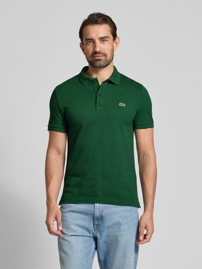 Lacoste Slim Fit Poloshirt aus reiner Baumwolle Gruen 4