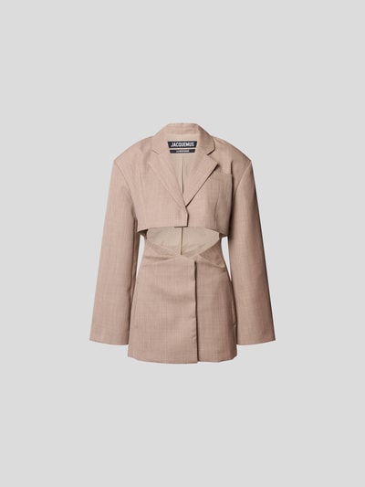 Jacquemus Blazer mit Cut Out Beige 2